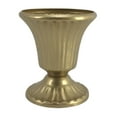 thumbnail image 2 of Florero de estilo retro Sunnimix Adorno de Maceta dorada decorativo, 2 of 8