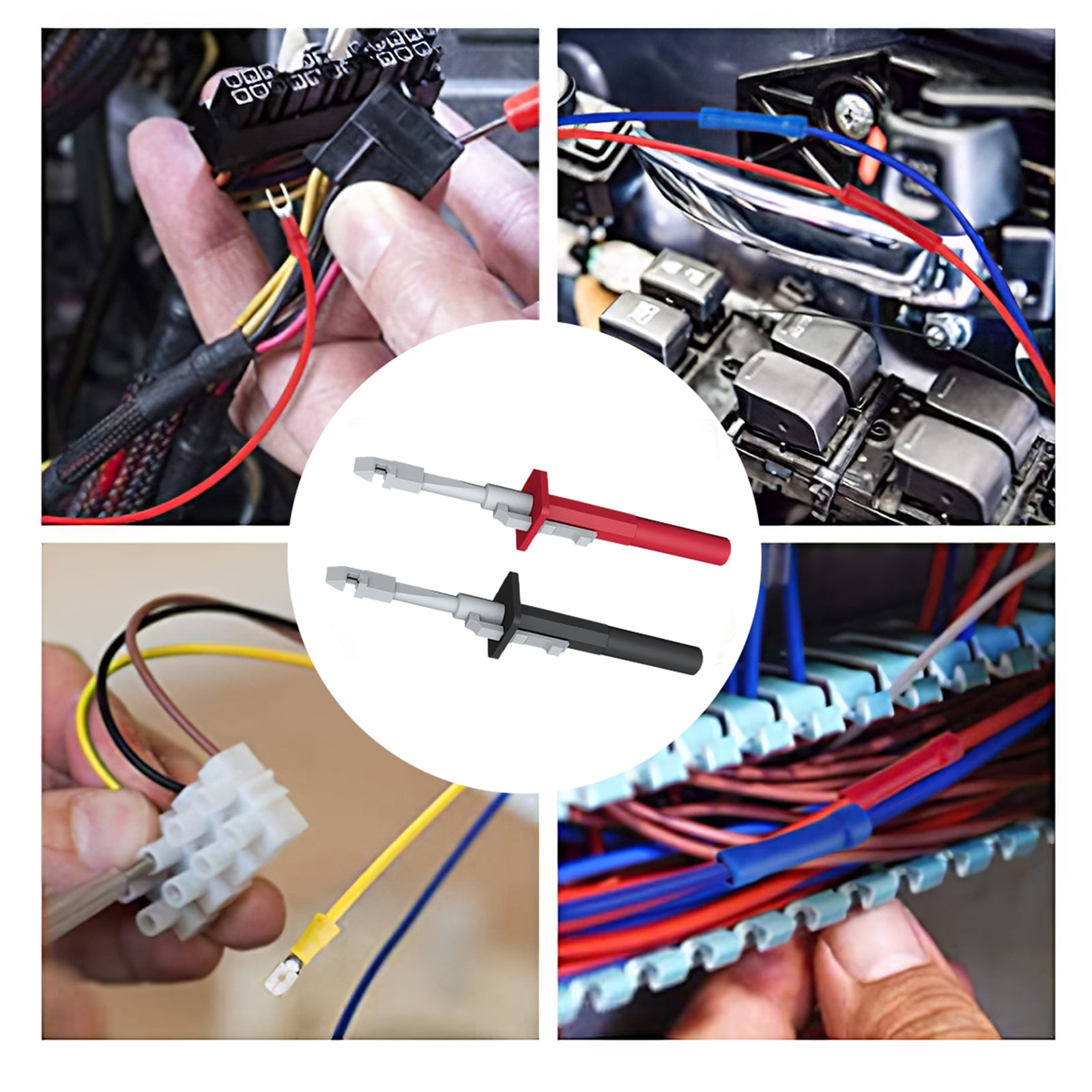 Details about   3.3FT Alligator Probe Test Lead Clip to Banana Plug Probe Cable Multimeter Wire 