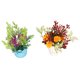 thumbnail image 4 of Plantas artificiales de acuario de silicona, exquisitas flores de acuario, plantas decorativas reutilizables para pecera para sala de estar, 2 uds., 4 of 5