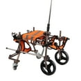 thumbnail image 3 of Pet Wheelchair, Portable Prevent Slipping Pet 4 Rounds Wheelchair Hook   For Dogs CJC08 Coffee, 3 of 8