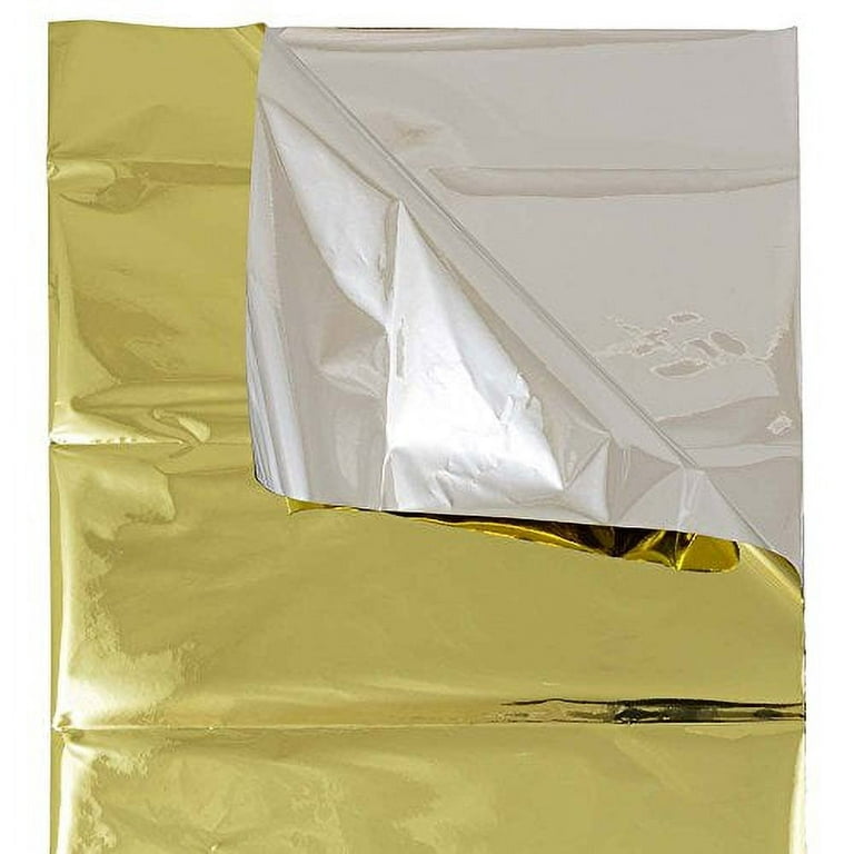 Metallic Wrapping Paper: Gold Foil & Mylar Gift Wrap