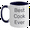 White/Navy, variant on Funny Best Cook Ever Two Tone Coffee Mugs for Men, Gifts from Mom, Dad, Friends, Coworkers, Family on Father's Day, Unique Cook Gifts