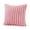 Pink, variant on Striped Decorative Throw Pillow Covers, Furenl Square Winter Decorative Sofa Pillow Cover Soft and Comfortable Faux Velvet Backrest Cover, Pink