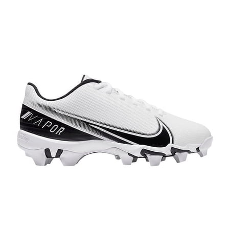 NEW Youth Nike Vapor Edge Shark BG Football Cleats White / Black Size 5.5Y
