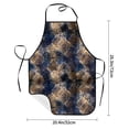 thumbnail image 2 of Fuzoiu Watercolor Snake Skin Print Kitchen Cooking Aprons,Kitchen Cooking BBQ Aprons,Chef Apron with 2 Pockets for Men Women,Art Aprons for Painting Pottery Ceramics, 2 of 7
