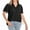 Black, variant on Pohista Work Tops for Women V Neck Womens Graphic T Shirts V Neck Womens Summer Blouses Dressy Casual Blouses for Women Dressy Casual Short Sleeve my saved for later items