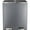 Gray, variant on Arlopu 60 L/16 gal Dual Trash Can, Stainless Steel Garbage Can for Kitchen, Recycle Bin with Lid