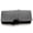 Black / Black, variant on sunglassLA Unisex Wrap Closure Faux Leather Eyewear Pouch (Black / Black) - mm