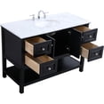 thumbnail image 3 of 48 in. single bathroom vanity set in Black, 3 of 15