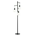 thumbnail image 1 of Floor Lamp for Living Room 1.6 m Tall Reading Light with Glass Shades, 1 of 9