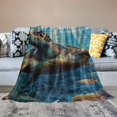 thumbnail image 2 of Orinice Turtle Fish Ocean Warm Lightweight Blanket Soft Fleece Blankets for All Seasons - Decorative Throw Blanket for Living Rooms, Sofa, Office - Multiple Sizes Available 40x50in, 2 of 6