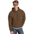 thumbnail image 1 of Hanes Mens ComfortBlend EcoSmart Pullover Hoodie Sweatshirt, M, Army Brown, 1 of 3