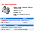 thumbnail image 2 of Exhaust Clamp - Compatible with 2004 - 2010 Volvo V70 2005 2006 2007 2008 2009, 2 of 2