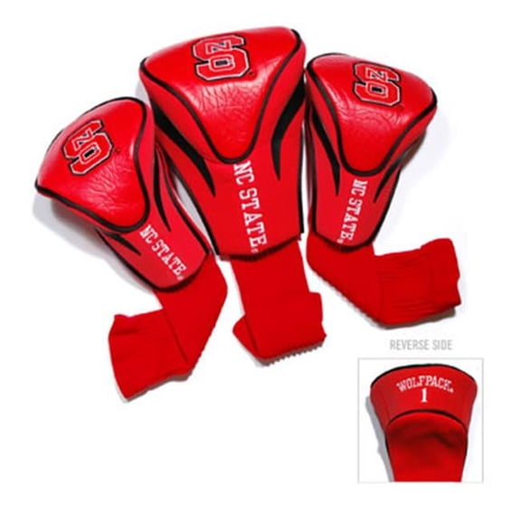 Team Golf North Carolina State University 3 Pack Contour Fit Headcover