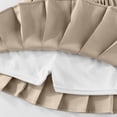 thumbnail image 5 of Ynynloco Girls Casual Mini High Waist Stretchy Flared Pleated Skater School Uniform Skirts, 5 of 7