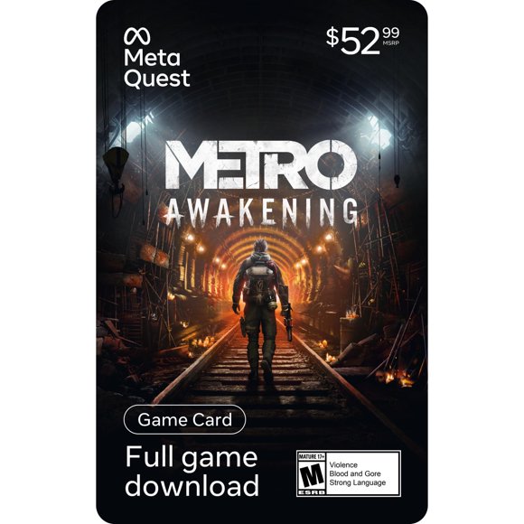 Metro Awakening $52.99 Meta Quest Gift Card (Digital Code)