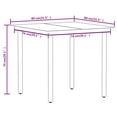 thumbnail image 4 of vidaXL 5 Piece Garden Dining Set Black, 4 of 4