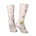 thumbnail image 3 of Goofa Avocado Doing Sport Yoga Printed Men's Crew Socks, Soft Durable Breathable Moisture-Wicking with Odor Control Cotton socks, 3 of 9