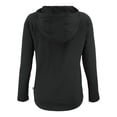 thumbnail image 3 of Women's Cutter & Buck Black Detroit Lions Coastline Epic Comfort Eco Recycled Raglan Pullover Hoodie, 3 of 3