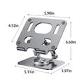 thumbnail image 2 of Stand for Tablettablet and Cell Phone Desktop Stand with 360° Rotating Base,Foldable and Liftable Aluminum Stand,Universal Supporting 4-12.9 Inch Laptop/Tablets /Mobile Phone, 2 of 7