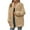 Beige, variant on IROINNID Women's Faux-fur Jacket Long Sleeve Solid Color Outwear, Leisure Winter Warm Jackets Faux Jacket Warm Furry Faux Jacket Outerwear