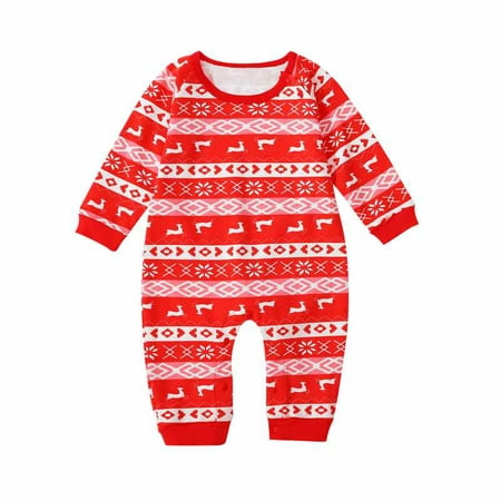 

BULLPIANO Family Christmas Pjs Matching Sets Baby Christmas Matching Jammies for Adults and Kids Holiday Xmas Sleepwear Set
