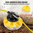 thumbnail image 2 of KFFKFF 100FT Building Illumination Strings, 100W 10000LM, Set of 10 Work Light Strings, 5000K, IP65 Water-Resistant, Equipped with Suspension Hooks, Suitable for Construction Areas, ETL Certified, 2 of 9
