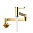 thumbnail image 3 of Spout Folding Arm Tap Sink Modern Basin Kitchen Faucet Splash Proof Easy Install Pot Filler Bathroom Double Switch Wall Mount ,Easy to Use, 3 of 7