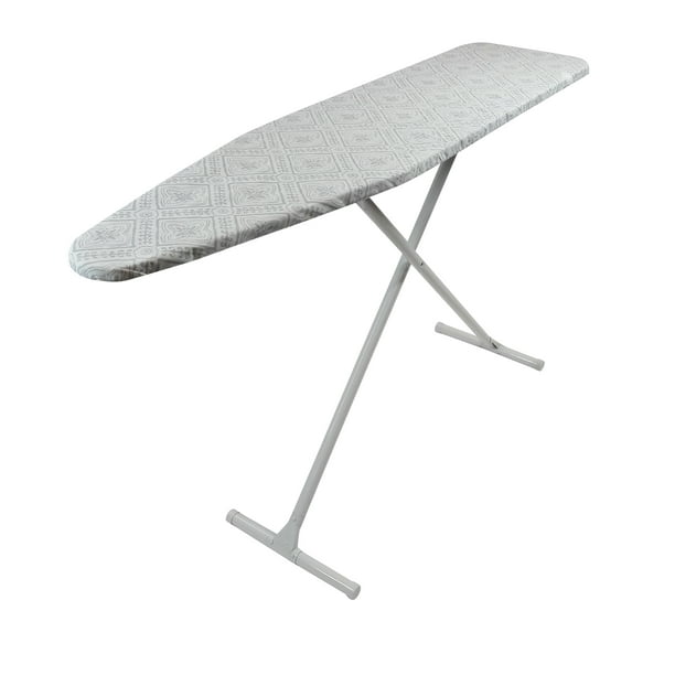 Mainstays T Leg Ironing Board Grey Diamond Tile Walmart Com Walmart Com