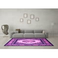 thumbnail image 3 of Ahgly Company Indoor Rectangle Oriental Pink Asian Inspired Area Rugs, 5' x 7', 3 of 4