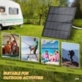 thumbnail image 2 of Tignapoo 6V 1.5W Solar Charging Panel with USB Interface - DIY Solar Power Charger, Compact 11x11cm Size, Ideal for Various Applications, 2 of 7