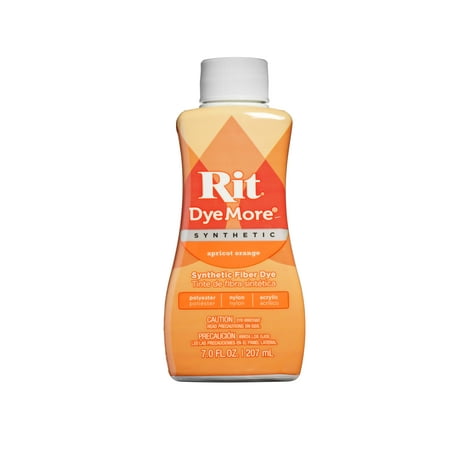 Rit Dye More Apricot Orange Dye for Synthetics , 7 Fl. (Best Dye For Cotton)