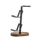 thumbnail image 5 of Controlador y auricular soporte de soporte de soporte de auriculares Base de madera Base de madera Organizador de almacenamiento de auriculares Men, 5 of 10