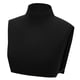 thumbnail image 3 of Cuello falso de cuello alto para cubrir el escote de blusa, accesorios de ropa para mujeres y niñas negro, 3 of 9