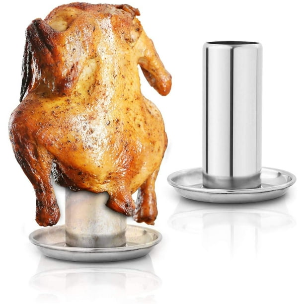 2 Packs Beer Can Chicken Holder for Grill Oven Smoker Chicken Throne