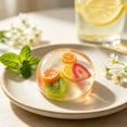 thumbnail image 5 of Oil Squishy Fruit Stress Ball, Clear Slow Rising Squeeze Fidget with Mixed Fruit Slices for Desk and Travel, 5 of 6