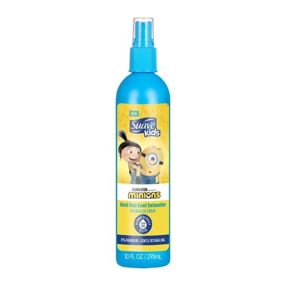 Suave Kids Leave In Conditioner Detangler Spray, Minions, 10 oz