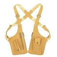 thumbnail image 1 of Bolso de hombro de cuero antirrobo para hombres y mujeres - Cartera oculta bajo el brazo con doble compartimento para viajes, desplazamientos y seguridad diaria, 1 of 1
