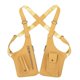thumbnail image 1 of Bolso de hombro de cuero antirrobo para hombres y mujeres - Cartera oculta bajo el brazo con doble compartimento para viajes, desplazamientos y seguridad diaria, 1 of 1