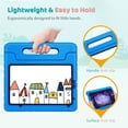 thumbnail image 6 of Fintie Case for iPad Mini 7 (A17 Pro) 2024 / iPad Mini 6 2021 - Lightweight Shockproof [Kids Friendly] Handle Stand Case, with Pencil Holder for iPad Mini 7th/6th Generation 8.3 Inch, Blue, 6 of 8