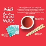 Nads Brazilian and Bikini Wax Kit, Strip Free Intimate Hard Waxing Kit, 140g / 4.9oz