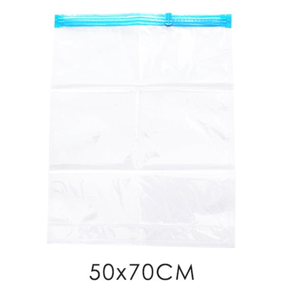 Bolsa de compresión transparente, tipo enrollable a mano, bolsas de vacío gratuitas para ropa, bolsa de compresión para ropa de viaje, valor excepcional