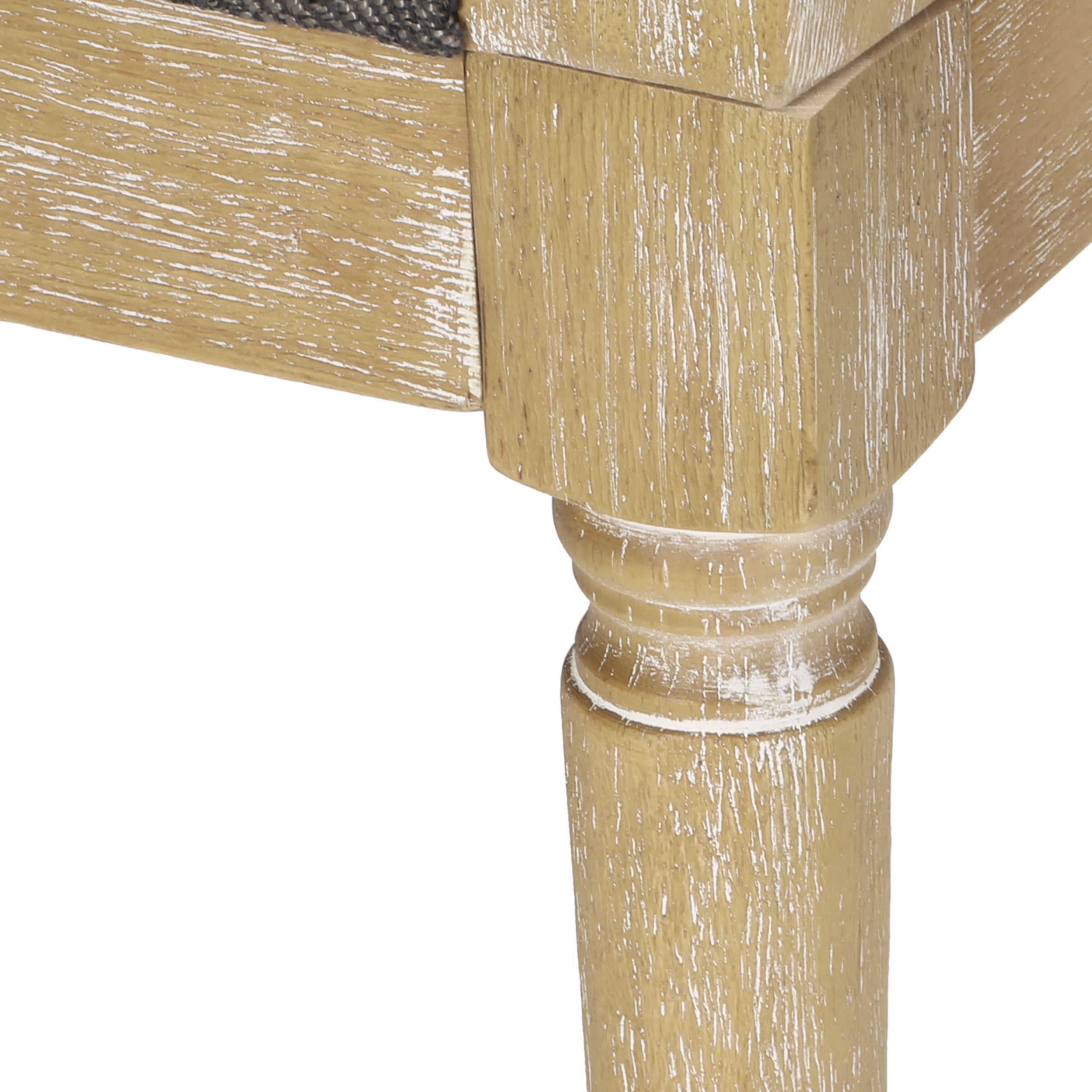 Noble House Silkie Wood and Cane Club Chair, Charcoal