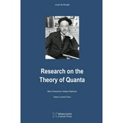 Research on the Theory of Quanta  Paperback  1927763983 9781927763988 Louis de Broglie
