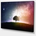 thumbnail image 2 of Fond d'Espace Arbre Unique - Impression sur Toile Arbres, 2 of 4