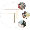 thumbnail image 4 of KAKOWELY Copper Dowsing Rods for Outdoor Use Golden Color Smooth Surface Lightweight Portable Divining Tool 2 Pieces,5.31"X0.39"X0.39", 4 of 5