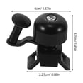 thumbnail image 2 of Homoyoyo Bike Horn Black Compact Design for Road Bikes Loud Clear Warning Sound Safety, 2 of 8