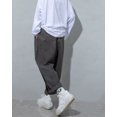 thumbnail image 5 of Women Elastic Waisted Casual Solid Color Lounge Pants with Pockets GY2707 Grey, 5 of 5