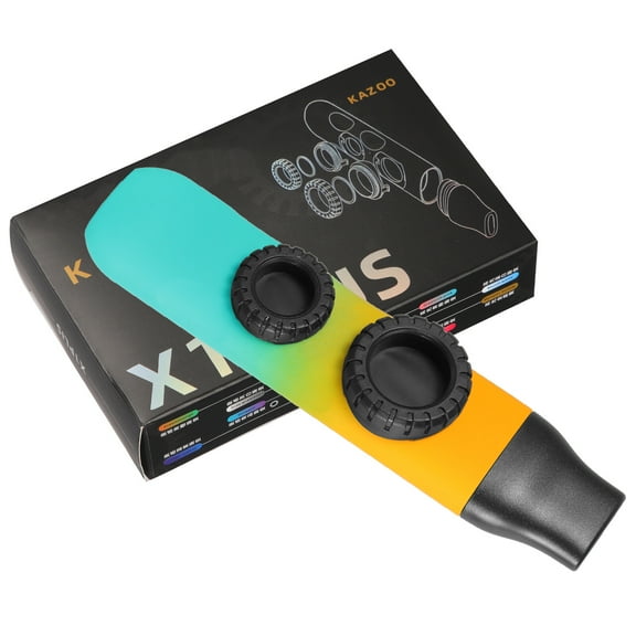 1 Set Professional Adjustable Tone Kazoo Portable Mouth Ukulele Guitar Partner