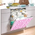 thumbnail image 2 of Pink Style Pattern Dishwasher Magnet Cover Reuseable Refrigerator Magnet Cover Decal Fridge Microwave Stickers Hoilday Party Decor 23 x 26 Inch, 2 of 5